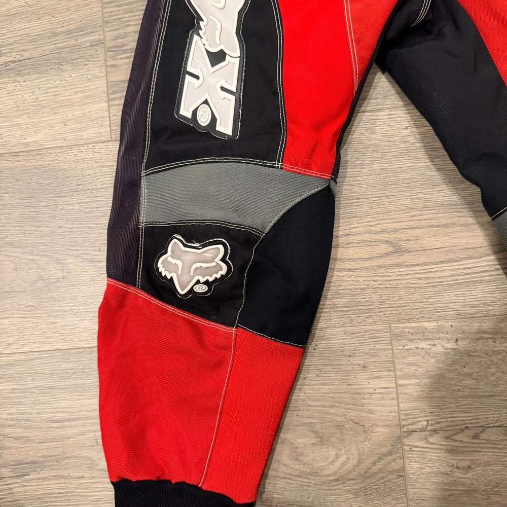 FOX Racing 180 YOUTH Motocross Pants Size 24 Red Black - Picture 3 of 7